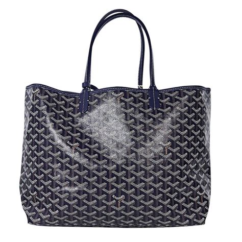 goyard tote navy blue|maison Goyard tote bag price.